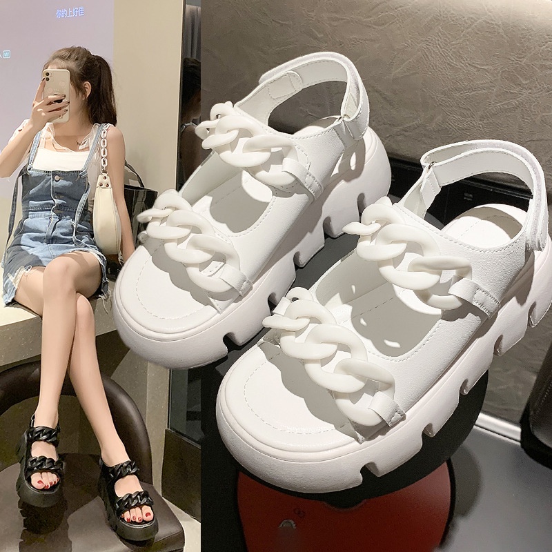 COD Sneakersdaily 2580 Sandal Curly  Sepatu Wanita Sandal Kekinian REALPICT