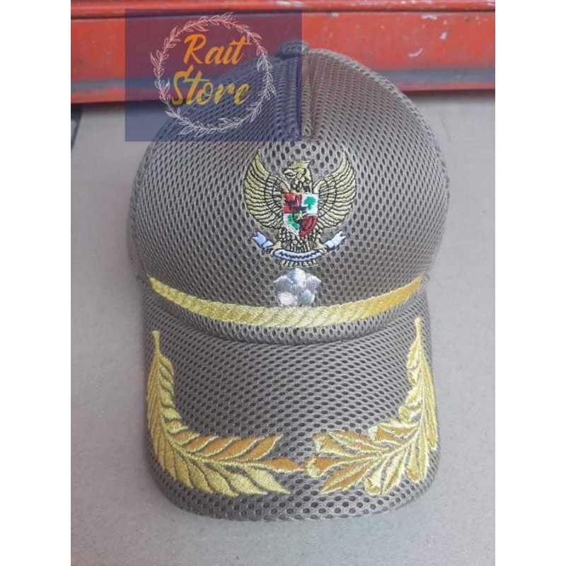 Topi Jaring Lurah / Camat Melati Bordir