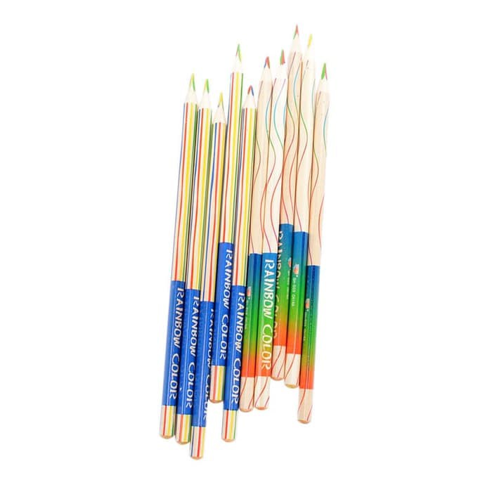 Rainbow Color Pencil 4 in 1