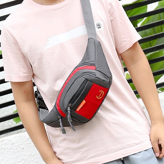 Tas Selempang Unisex Import Sling Backpack / Tas Pinggang Pria Wanita / Tas Selempang Dada / Tas Sport YUNHE