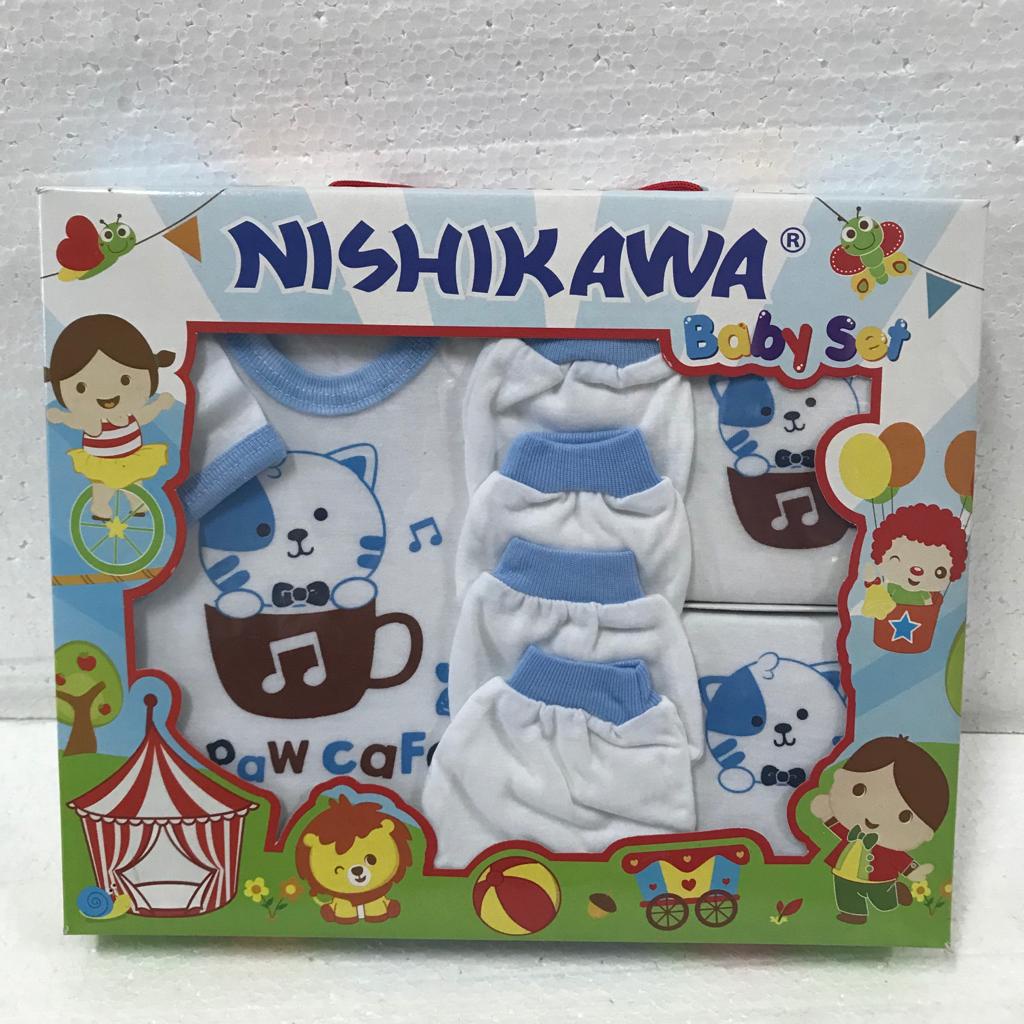 Nishikawa Motif Paw Cafe 2211 | Baju Bayi / Celana Bayi / Setelan Baju Bayi / Baju Bayi Baru Lahir / Bayi Newborn Gift / Hadiah Bayi Baru Lahir