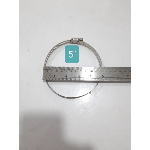 Hose Clamp Stainless Selang Klem 5&quot; inch 130MM (G767)