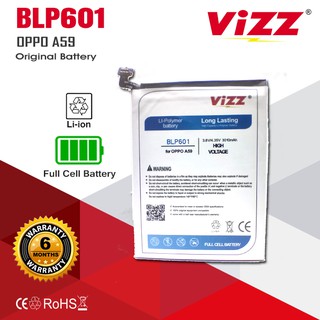 Vizz Baterai OPPO BLP601/A59/F1S Original | Shopee Indonesia