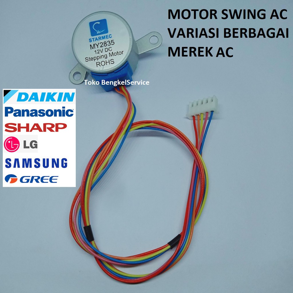 Motor Swing AC Swing Motor Ac berbagai Merek Daikin Panasonic Sharp Samsung LG Gree