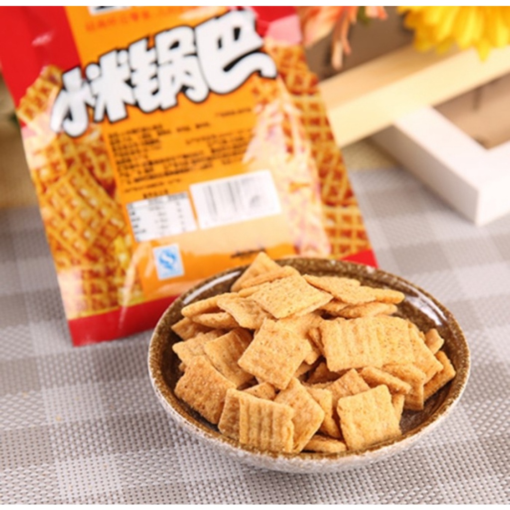 Rice Crispy Cracker Xiao Mi Guo Ba - Xiaomi Guoba Crispy Rice Snack 琥珀小米锅巴