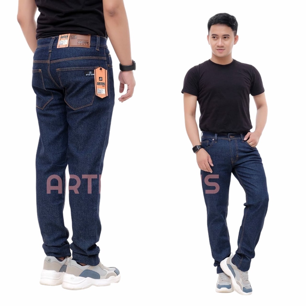 Celana panjang jeans hitam pria / celana jeans hitam pensil / celana jeans cowok - Skinny/Pensil/Slim fit - Ar Jeans