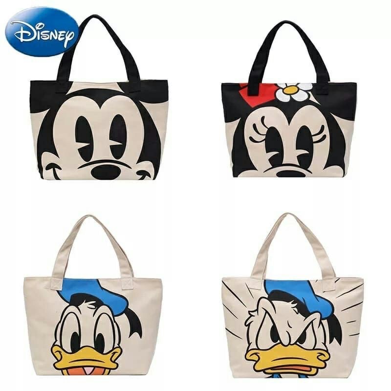 TAS TOTEBAG DISNEY / Tas Totebag Donald Duck /  Totebag Mickey Minnie / Totebag Donald Duck