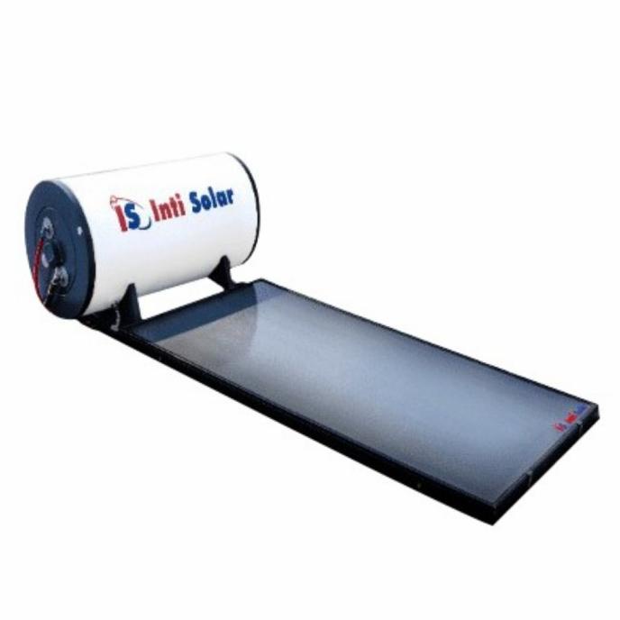 Pemanas Air Tenaga Surya Inti Solar Flat IS 100F, Kapasitas 100 Liter