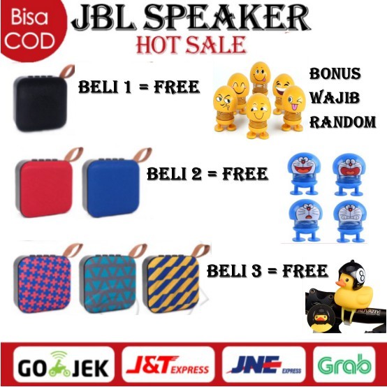 Speaker Bluetooth JBL T5  Mini Speaker Aktif Charge Super Bass Good guality