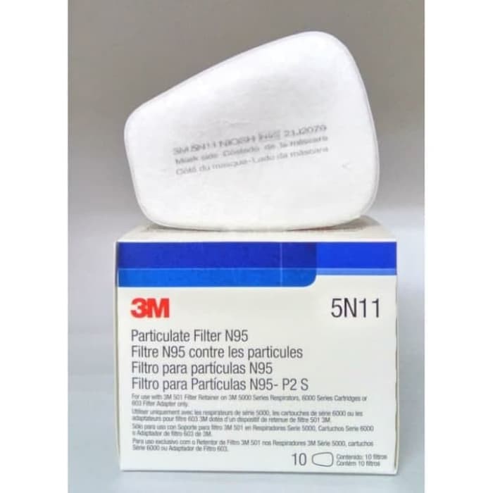 3m Filter Cotton 5n11 N95 Untuk 3m Masker 6200 1pcs Shopee Indonesia