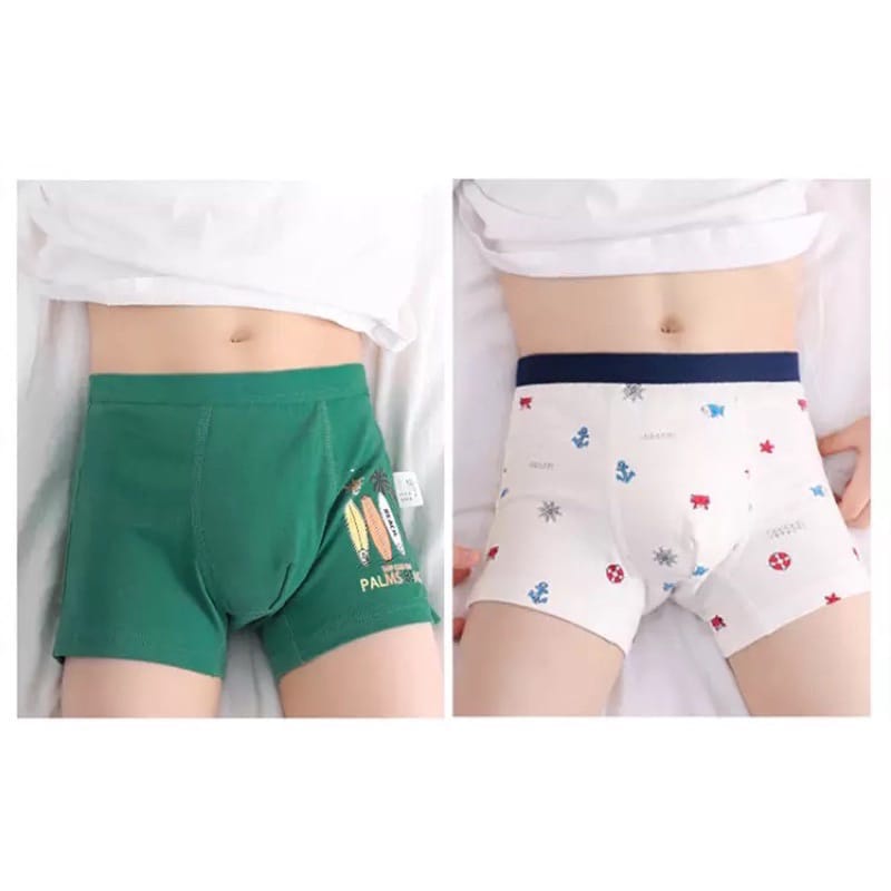 Cd Celana Dalam Boxer Anak Laki Laki Cowok Katun Adem Sempak Anak Cowok Celana Bokser Anak Laki Laki Cowok DINO 1 2 3 4