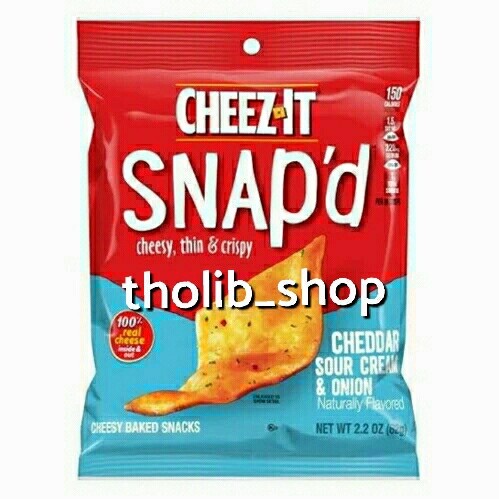 

Cheez'it snap'd cheddar sour cream & onion 212 gr