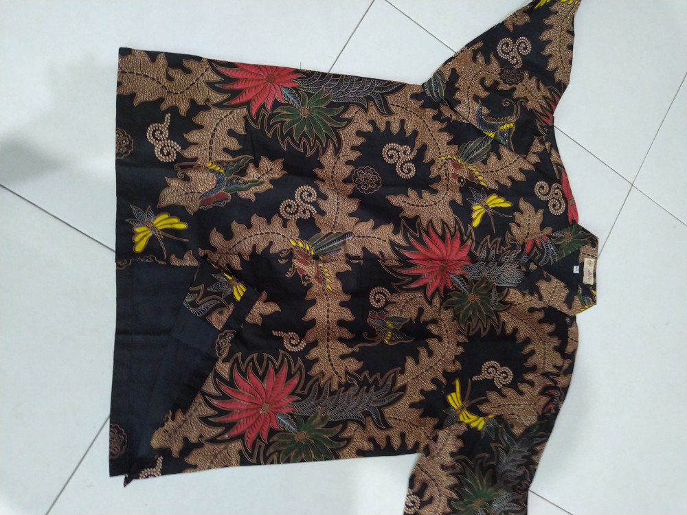 Baju Batik Premium Pria Laki Laki Lengan Panjang Slimfit Modern Batik Aluna Solo Abb 063