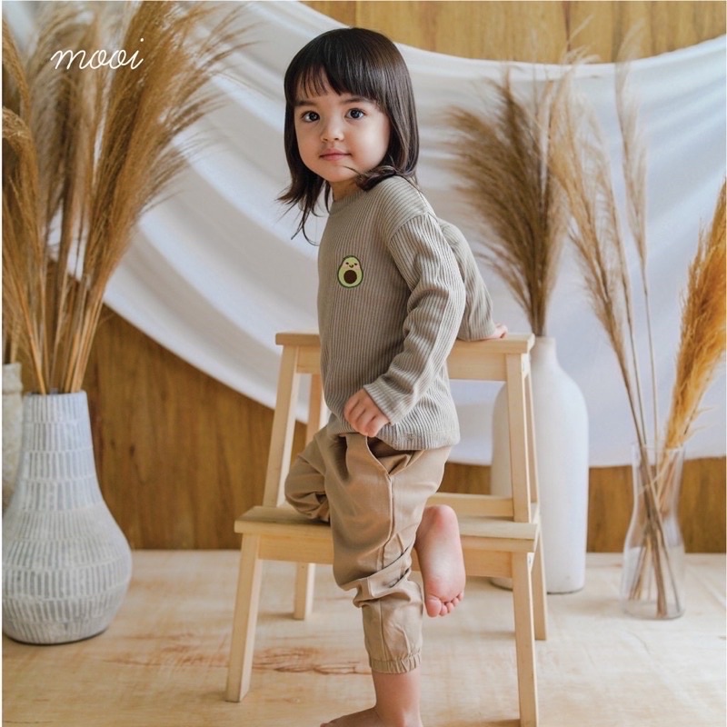 MOOI SWEATER RIB ANAK UNISEX RIB KNIT