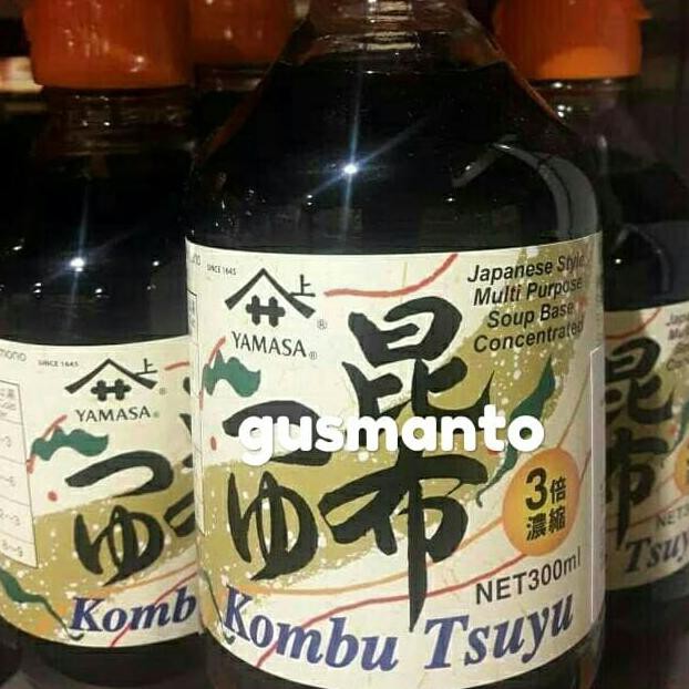 

YAMASA KOMBU TSUYU SAUCE 300ML | SAUS BUMBU SOUP