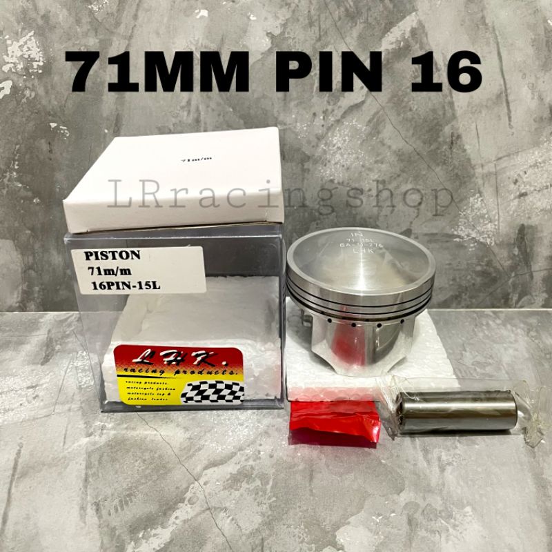 Piston LHK 71 71mm pin pen 16 set ring piston seher LHK thailand