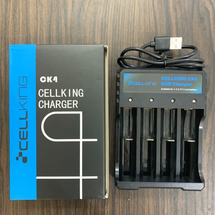 AUTHENTIC Charger CellKing CK4 Charger 4 Slot Charger