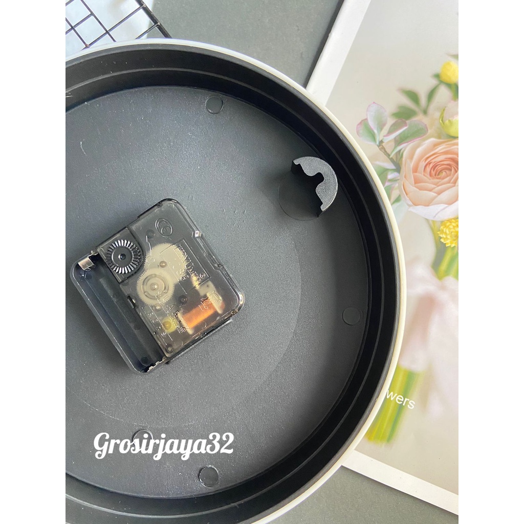 (GROSIRJAYA32) Jam dinding murah COLOURFUL model Minimalis Modern Elegan Mewah