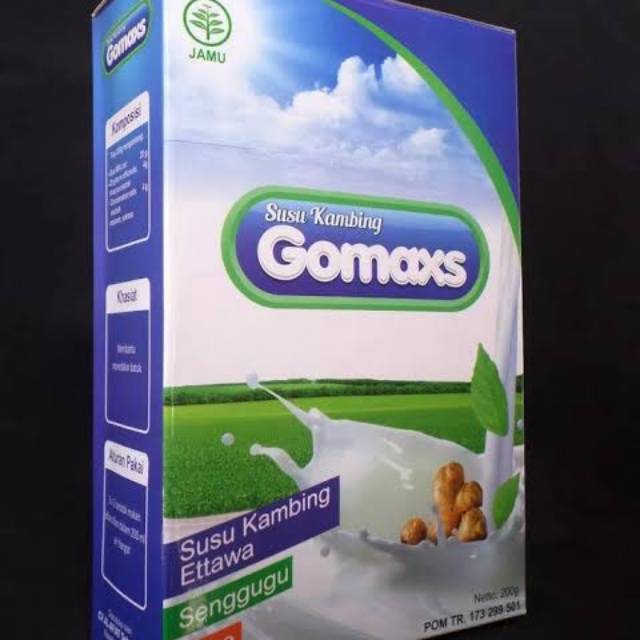 Susu Kambing Etawa Gomaxs Plus Herbal Senggugu dan Jahe