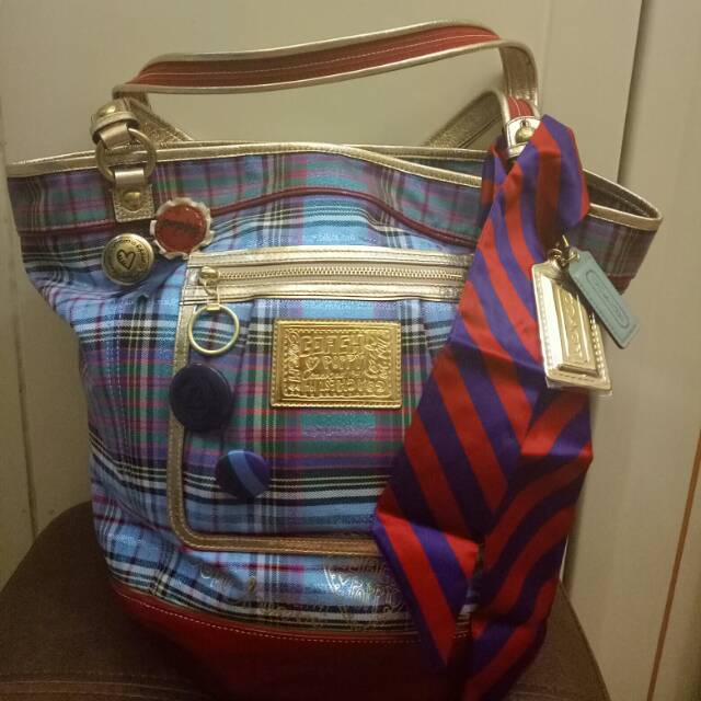 Preloved Coach Poppy Bella Tartan