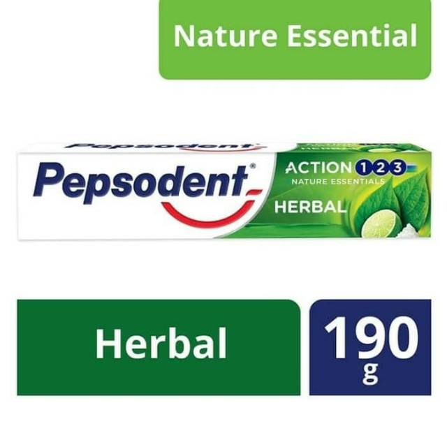 Pepsodent action 123 herbal 190g