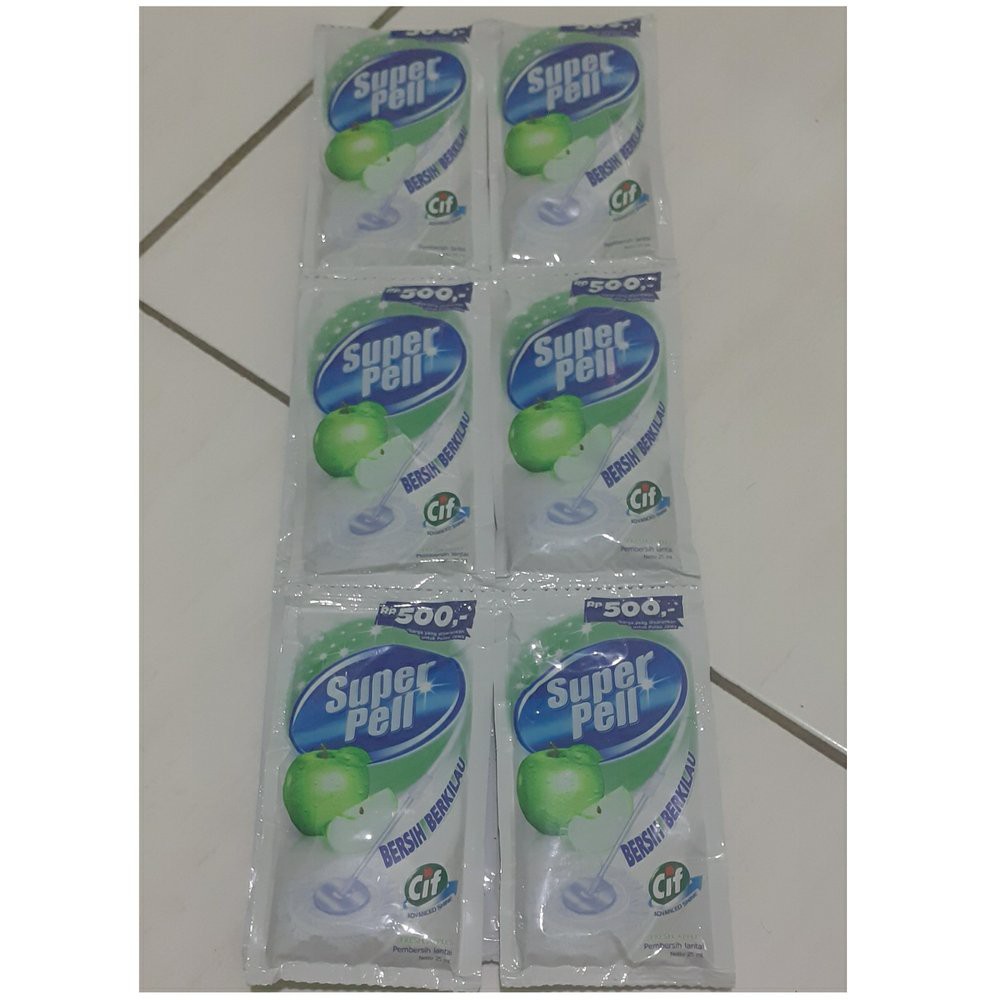 Promo Super Pell Sachet 25ml isi 6 Berkualitas