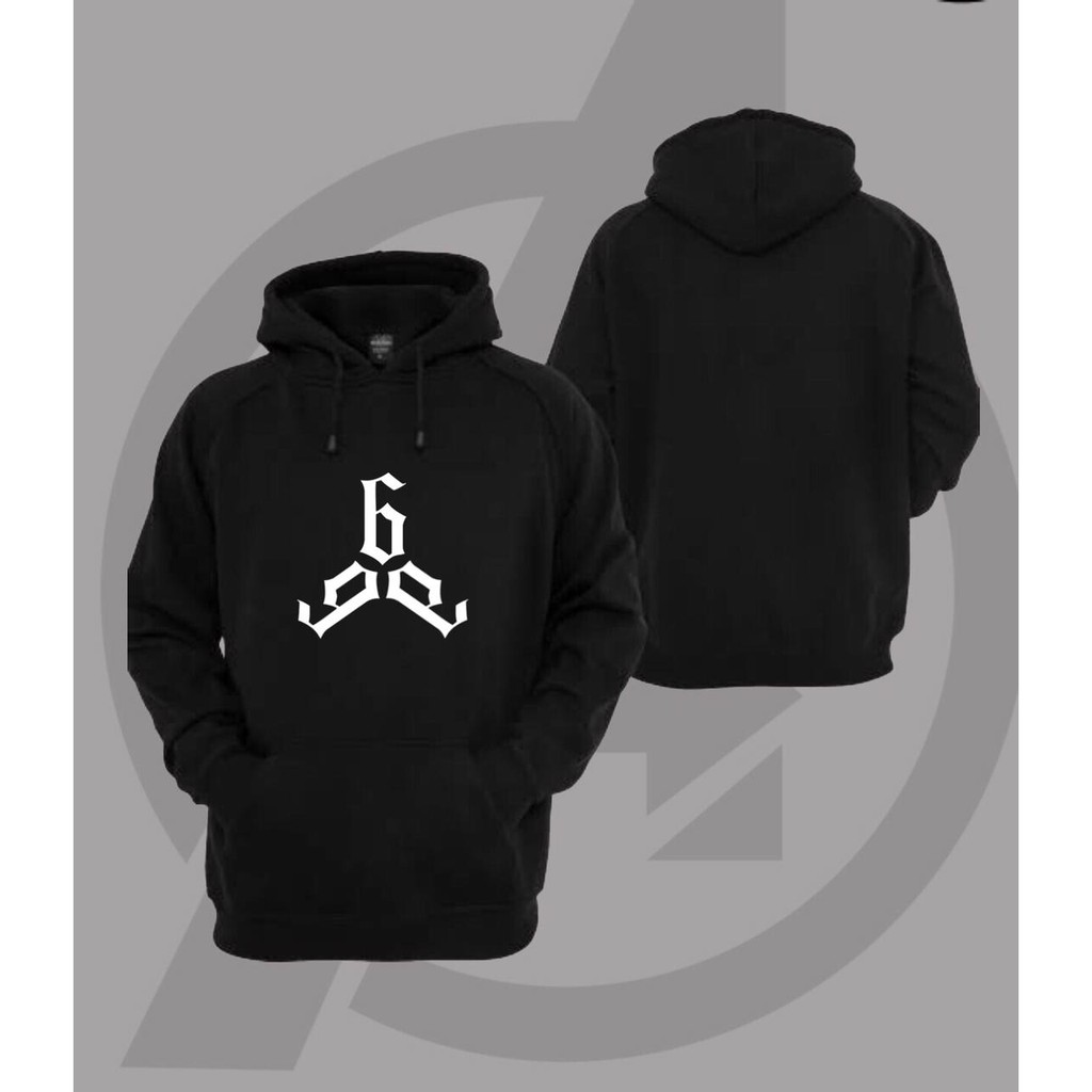Jaket Sweater Hoodie - Metal 666