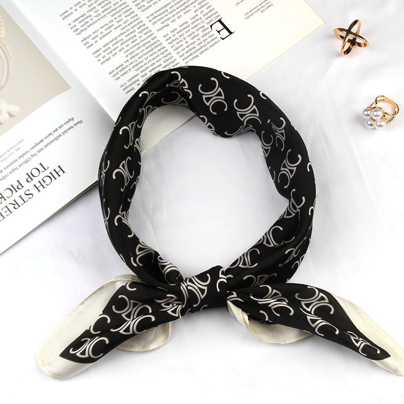 70x70cm Mini Scraf Leher Kepala Rambut Bahan Silk Immitation Korean Fashion Import Wanita Syal Dekorasi Tas Scarf Aksesoris / Syal Wanita Scarf Leher / outer scarf