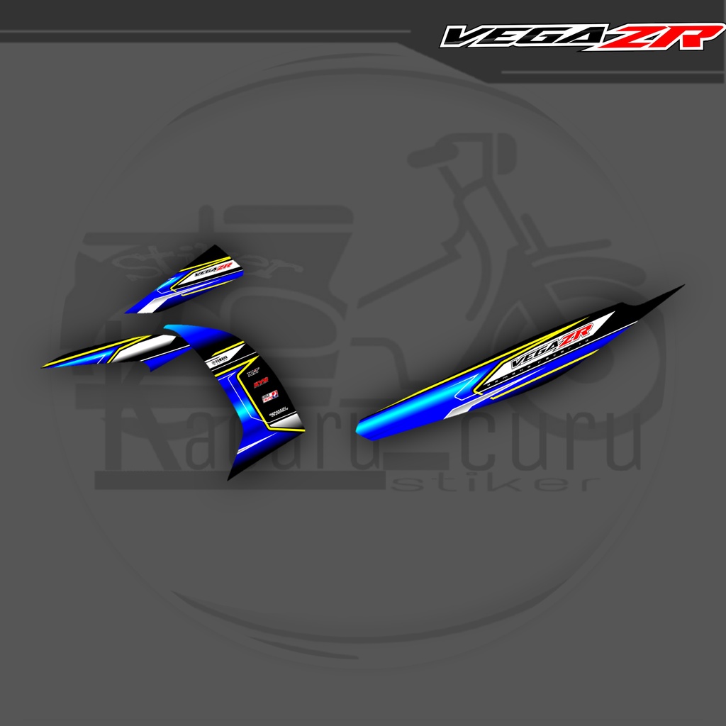 Stiker Striping Variasi Yamaha Vega ZR / Striping Variasi Vega ZR / Stiker Motor Vega ZR