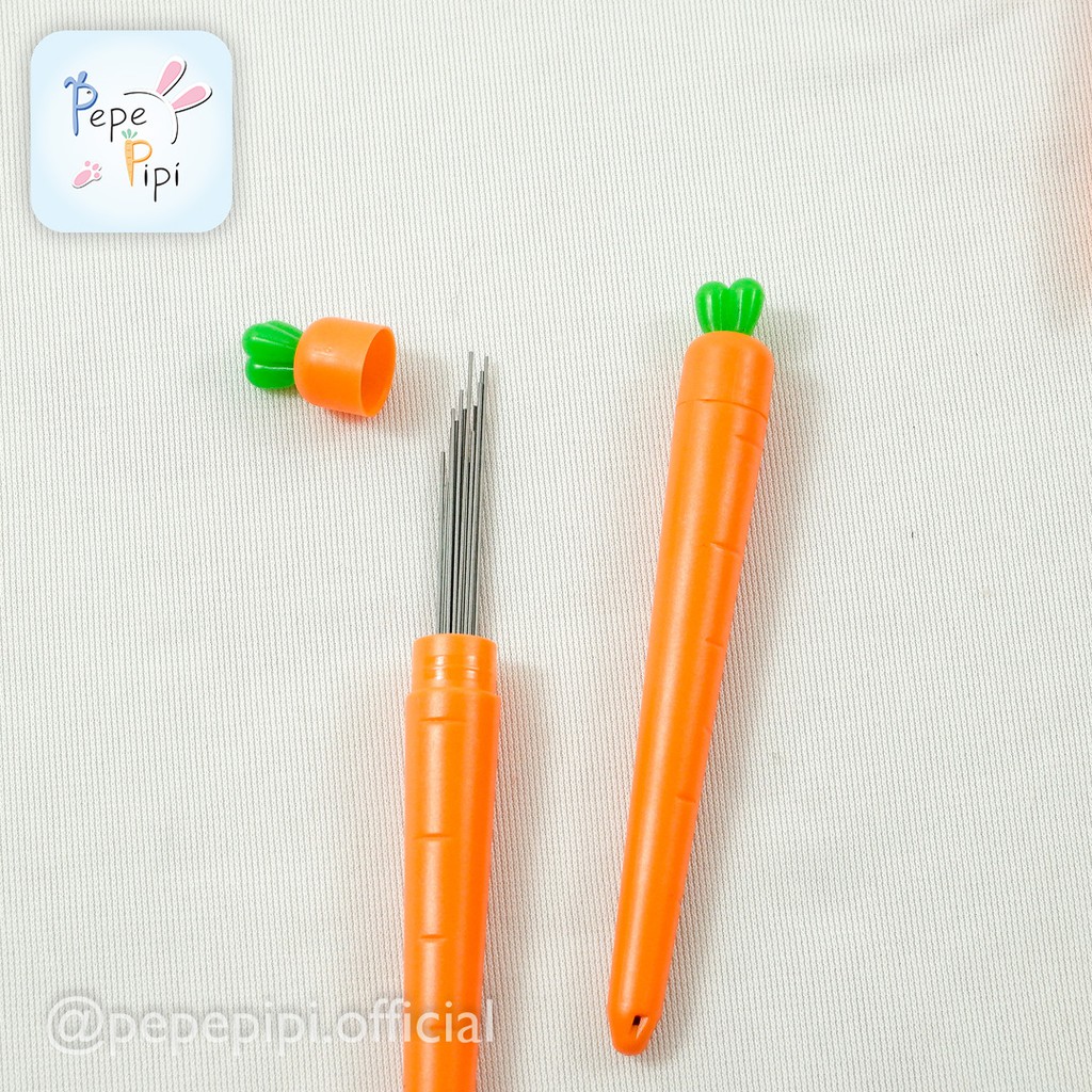 Isi Ulang Pensil Mekanik Wortel Cetek Sekolah Refill Refil