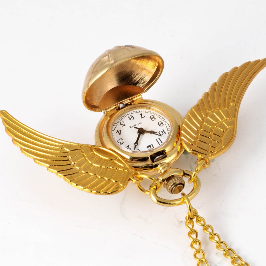 GSPW golden snitch harpot harry bola ball necklace watch jam saku kalung