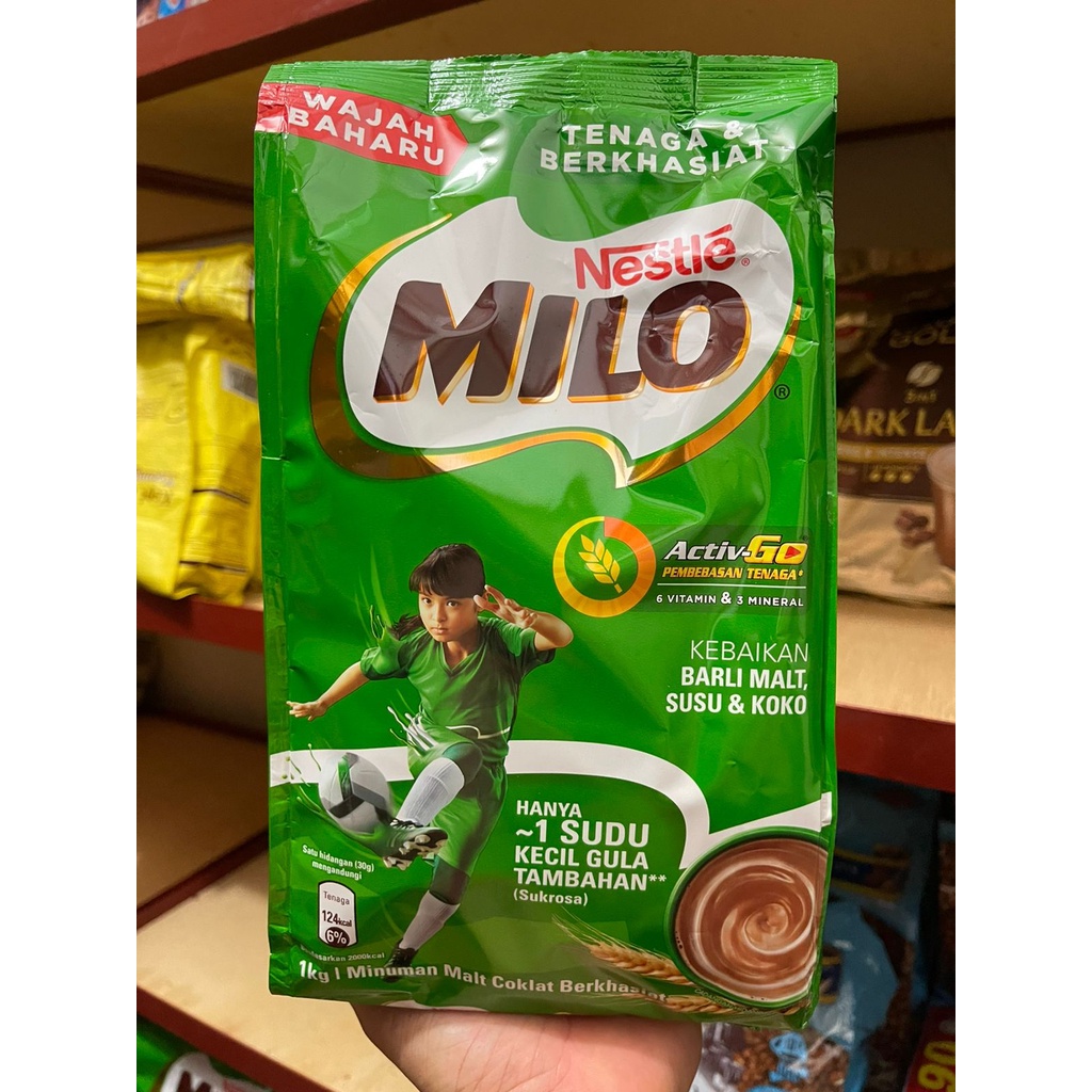 

Milo Reffil 1kg Malaysia