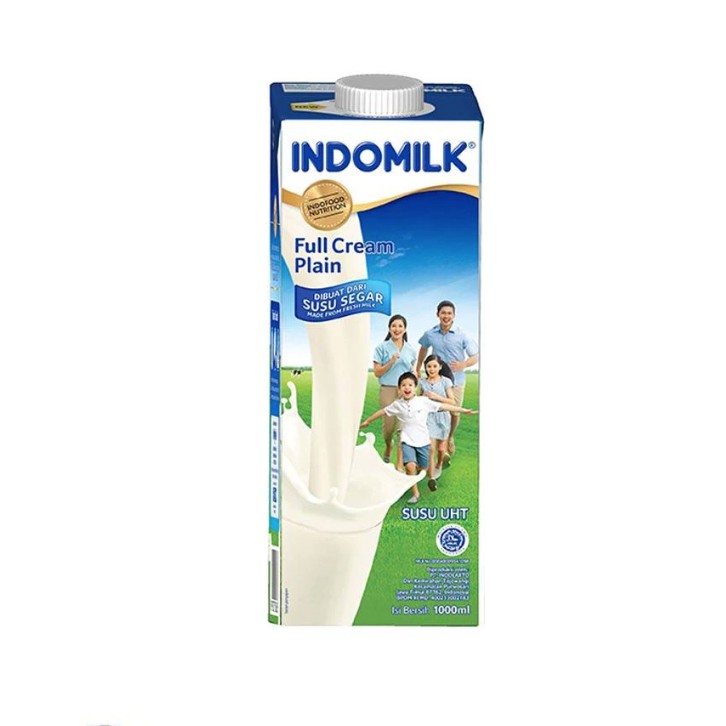 Jual INDOMILK SUSU UHT / INDO MILK SUSU FULL CREAM INDOMILK 1000 ml