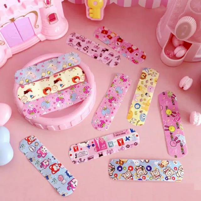 Waterproof Kids Band Aid Bandages - Plaster Luka Anak Tahan Air Plester BT21