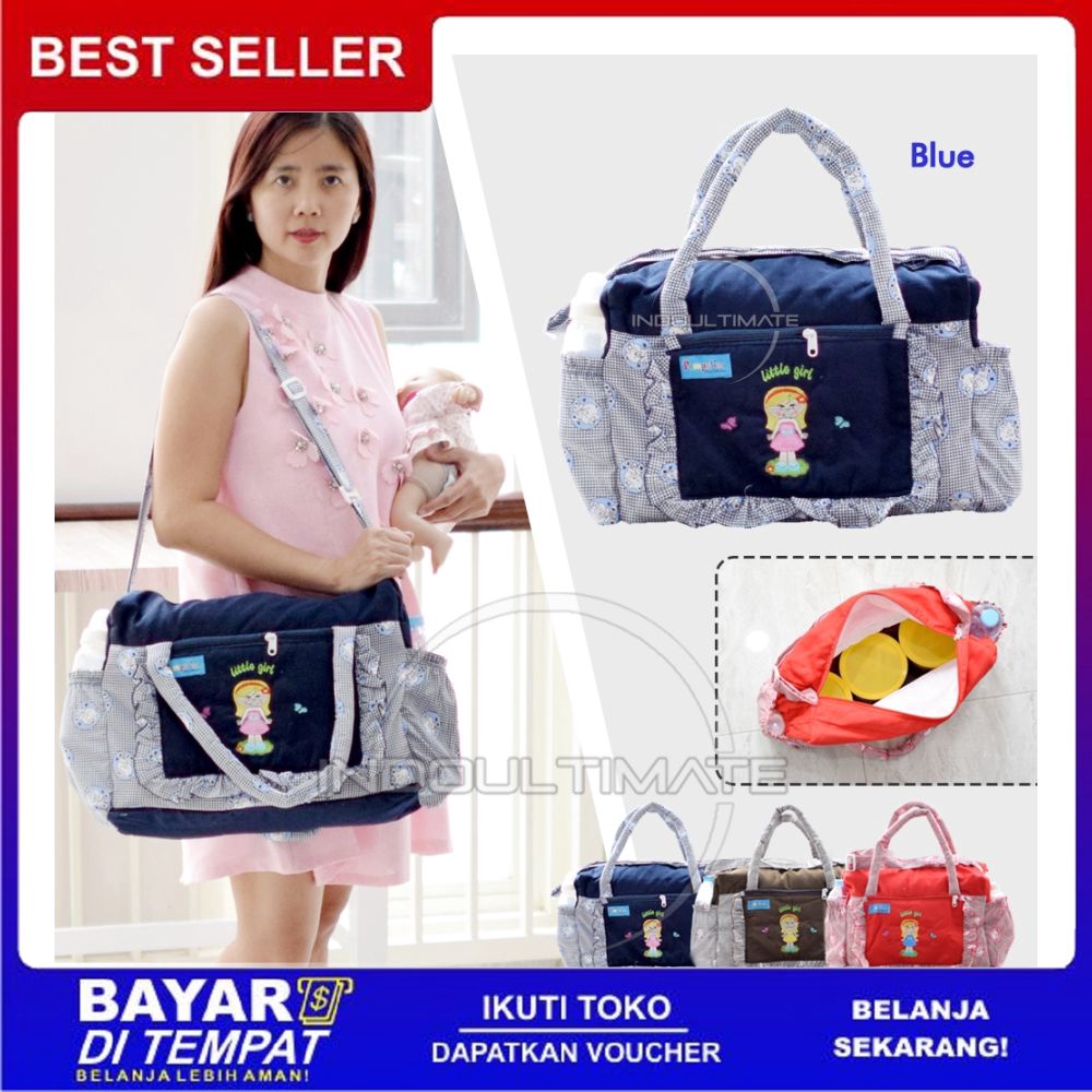 COD - Tas Diapers POMPALINA Tas Bayi Tas Popok Bayi Diapers Bag Murah