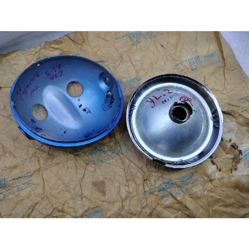 lampu depan reflektor yamaha gt80 dt100 original nos