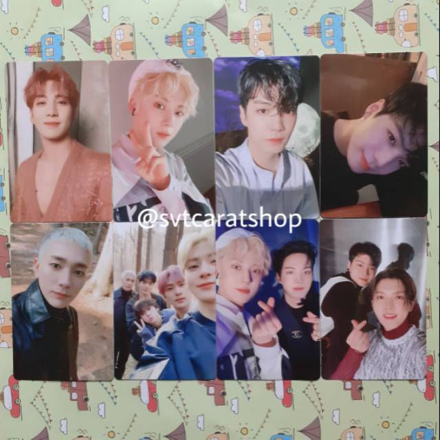 NUEST THE NOCTURNE PHOTOCARD OFFICIAL baekho minhyun jr aron