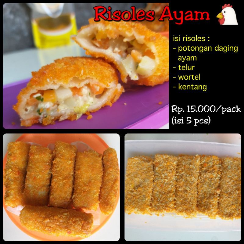 

Risoles Rogut Ayam Frozen isi 5