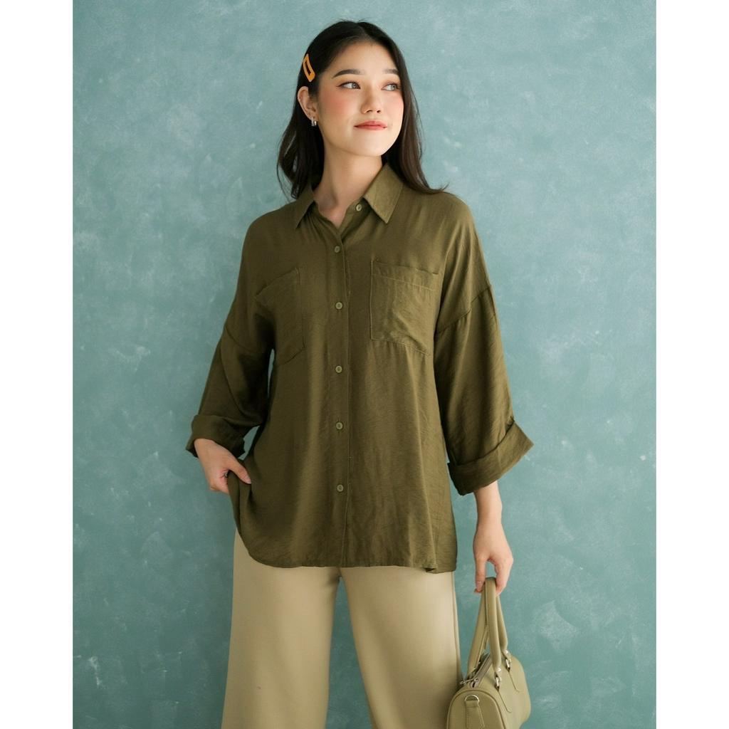 Myrubylicious FAWIJA SHIRT KODE LK2427| KEMEJA | KEMEJA WANITA | KEMEJA CRINCLE