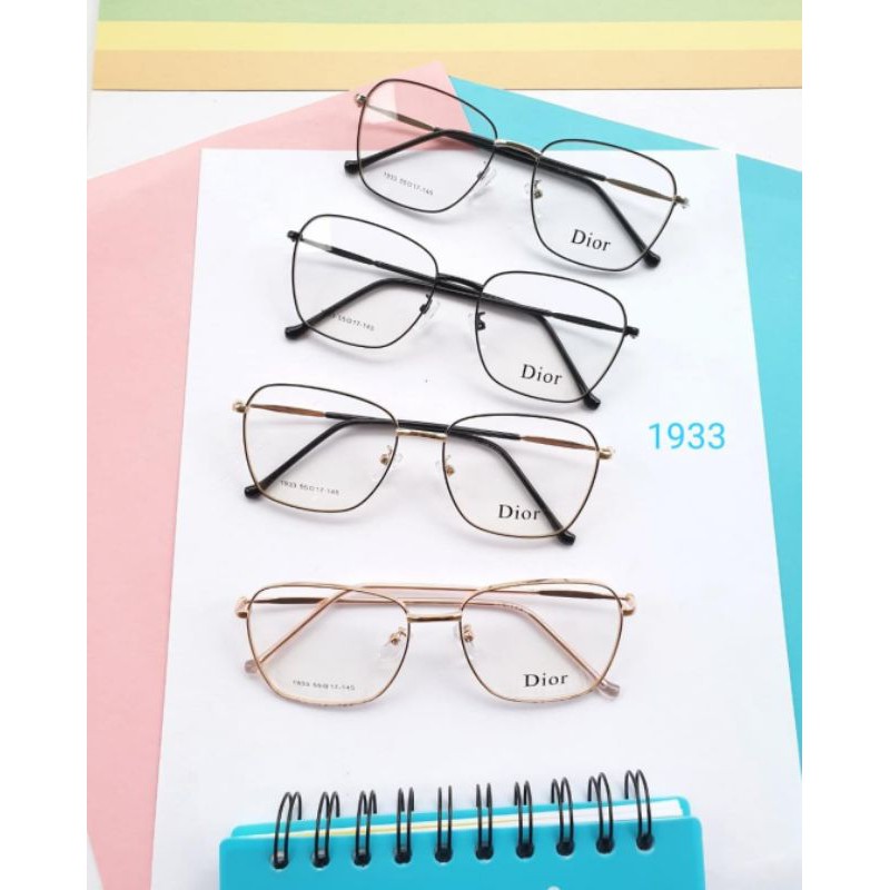 BEST SELLER !! KACAMATA WINA 1933 PAKET MINUS ANTIRADIASI [ frame + lensa photocromic