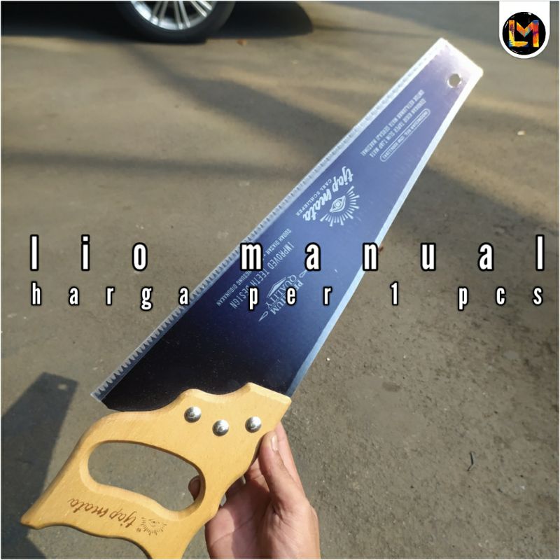 gergaji kayu cap mata asli 18 inch potong belah kayu Original Tjap Mata