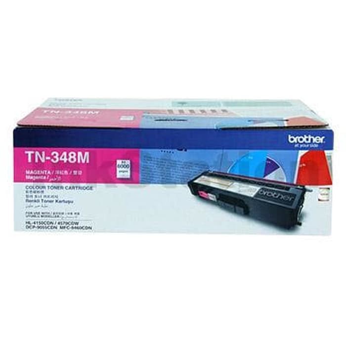 Brother Toner Magenta TN-348M / TN348M Original TN-348 Magenta Resmi