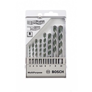 BOSCH Bor GSB 550 + CYL-4 Multipurpose 8 Pcs (799)