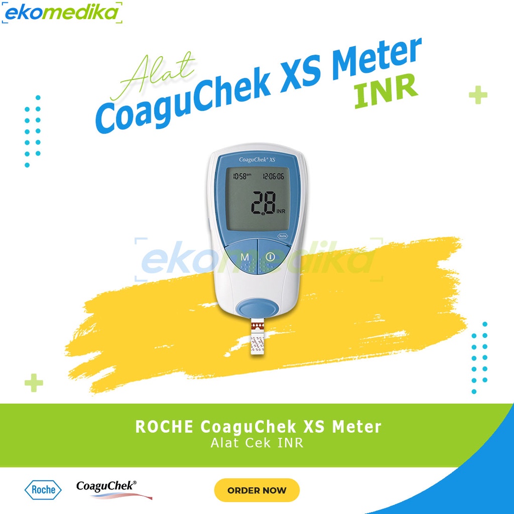Alat Cek INR ROCHE CoaguCheck XS meter / Monitoring Terapi antikoagulan - Anticoagulation Therapy Co