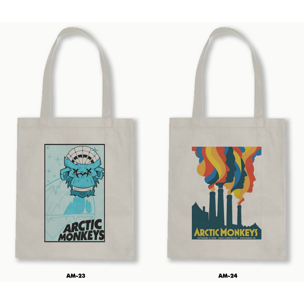 TOTE BAG RESLETING - ARCTIC MONKEYS 02