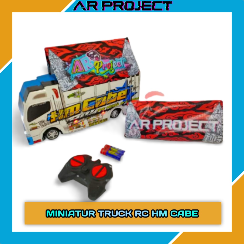 miniatur truck oleng remote control hm cabe new p.30.