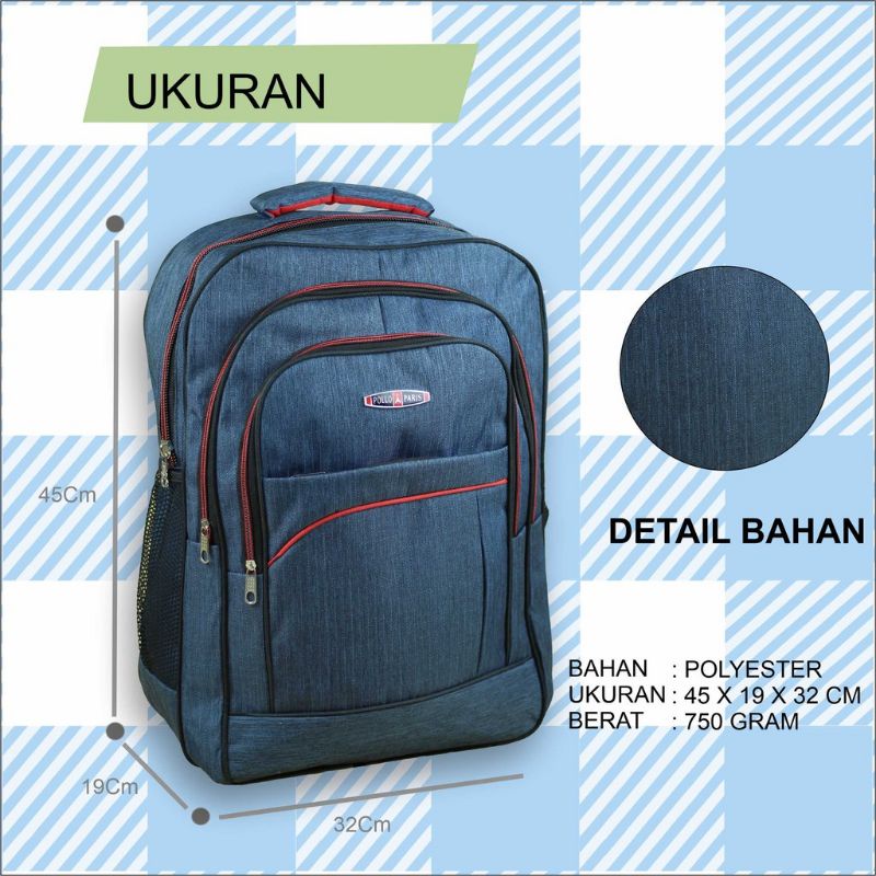 PROMO TAS RANSEL DENIM TERBARU