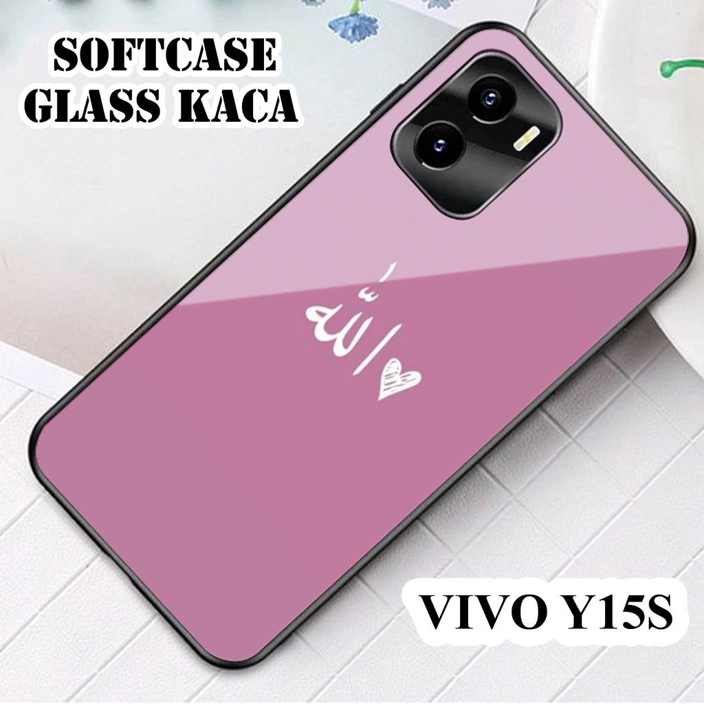 Softcase Glass Kaca VIVO Y15 S - Casing HP VIVO Y15 S[ S21 ].