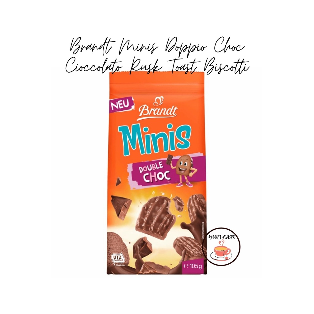 

BISKUIT - BRANDT MINIS DOPPIO CHOC CIOCCOLATO RUSK TOAST BISCOTTI