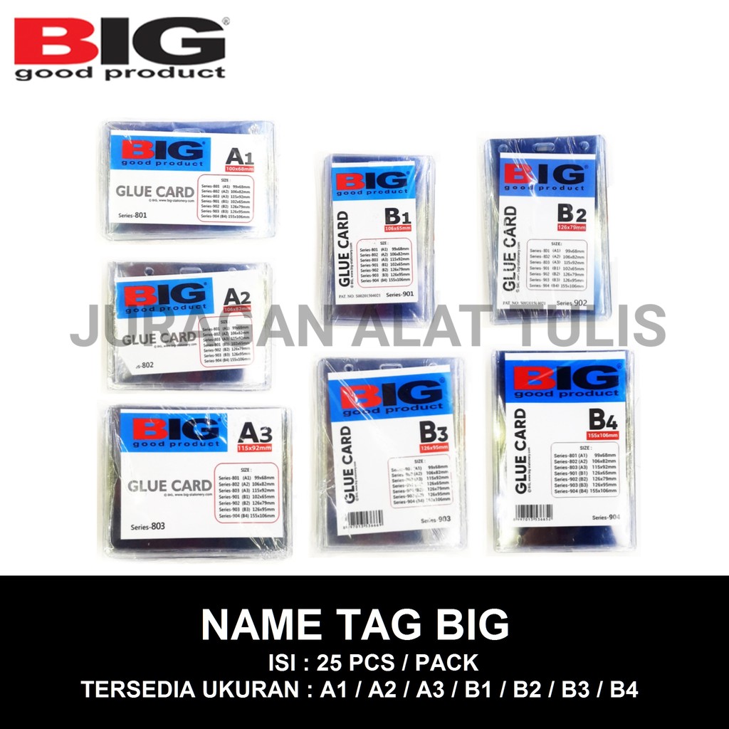 

NAME TAG / ID CARD PLASTIK BIG